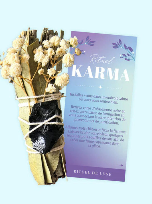 SMUDGE salvia "KARMA" Rituel De Lune