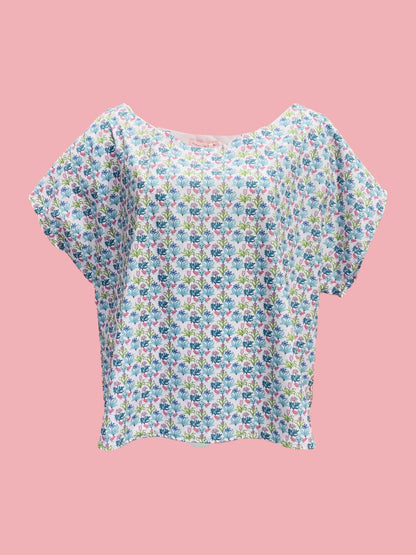 Liberty pink box blouse Ribes of LOVE