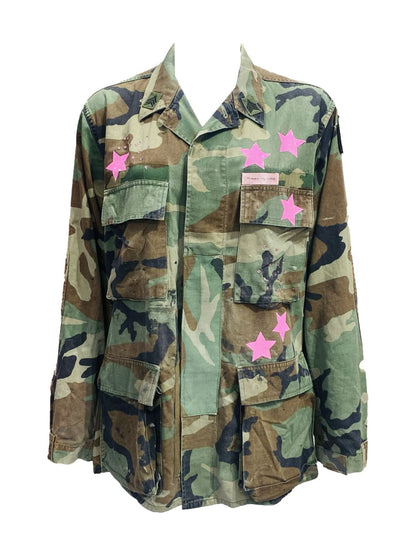 GIACCA MILITARE VINTAGE Cuore Bandana Bianco Ribes of LOVE