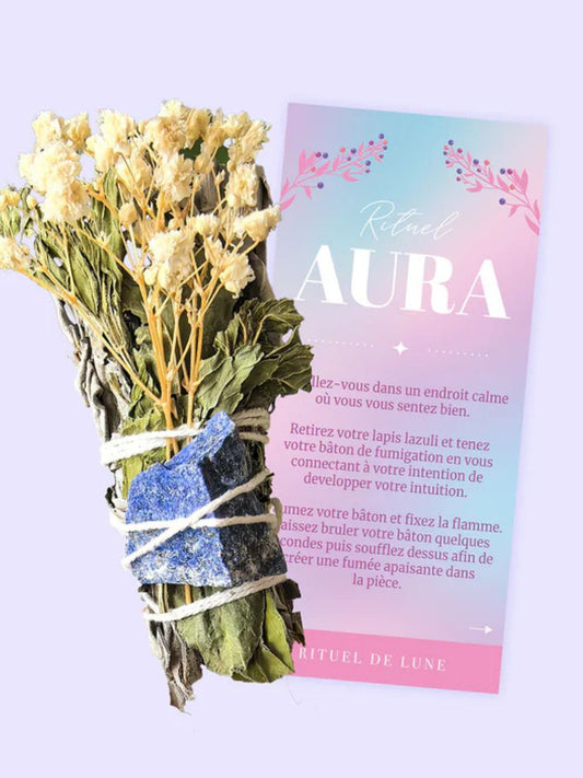 SMUDGE salvia "AURA" Rituel De Lune