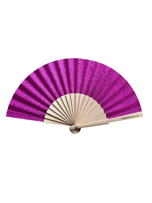 Ibiza Pink Glitter Fan