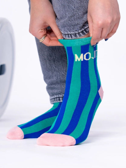 Calzini Righe Mojito in Cotone Pettinato – Billybelt