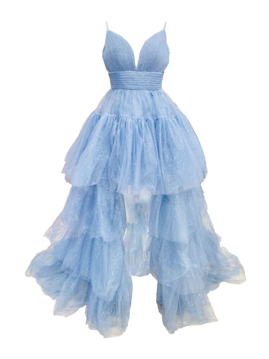 ABITO DA CERIMONIA DOUBLE DRESS ASIMMETRICO Carta da Zucchero 259