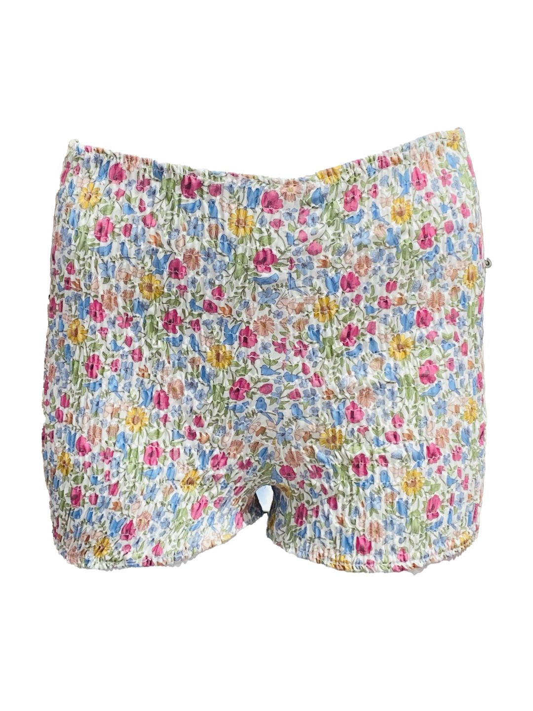 SHORTS Smock Stitch Enchanted Forest White Base Ribes of LOVE