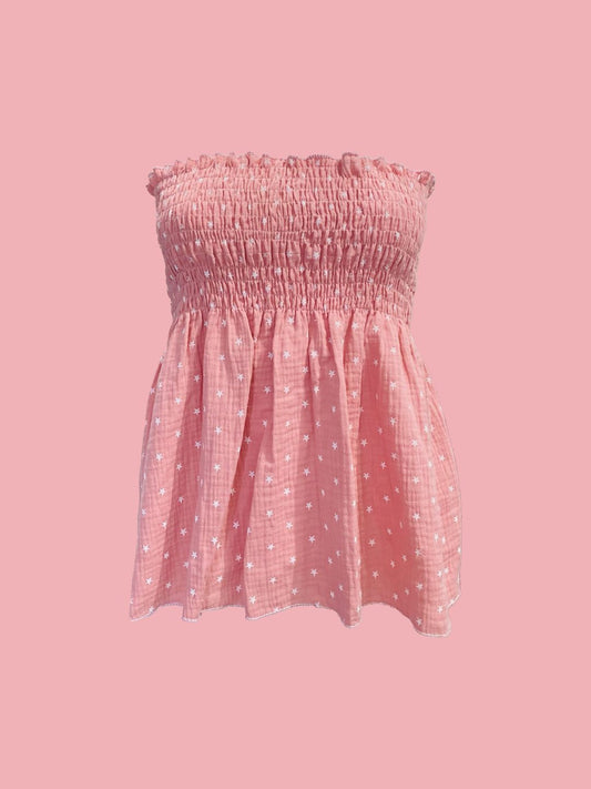 Galetta Stella Ribes of LOVE Smocked Top
