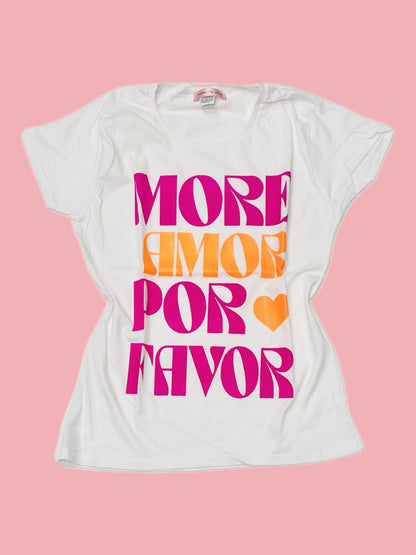 T-SHIRT MORE AMOR POR FAVOR Ribes of LOVE