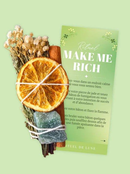 SMUDGE salvia "MAKE ME RICH" Rituel De Lune