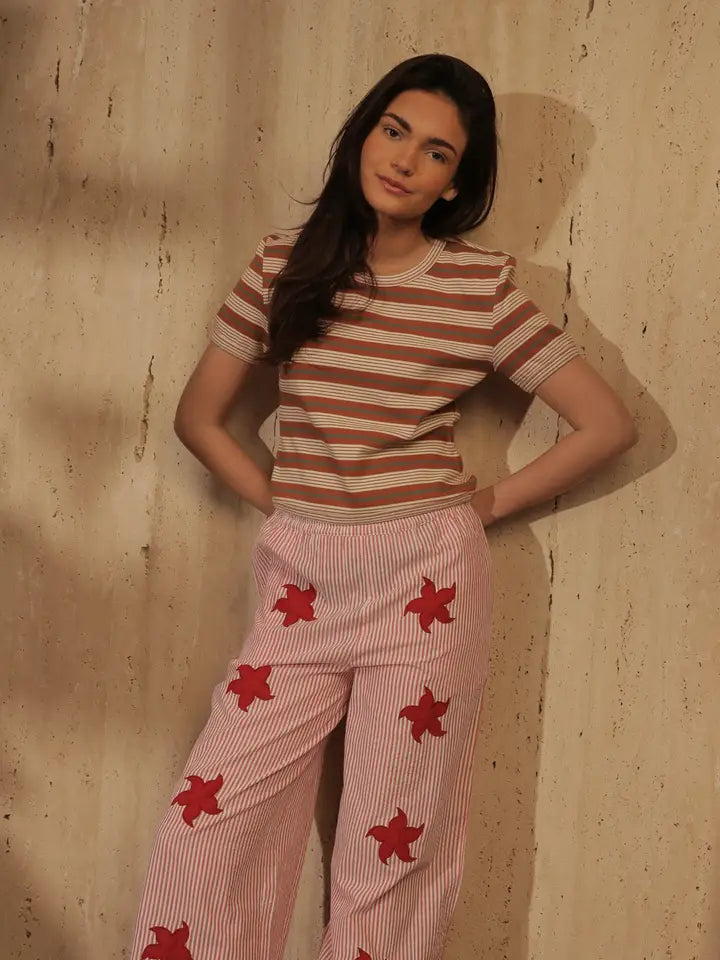 Pantalone Astérie Rosso