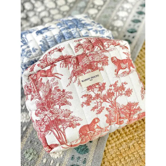 MAXI Pochette “Maison Pioline” ISPIRATO TOILE DE  JOUY Rosa