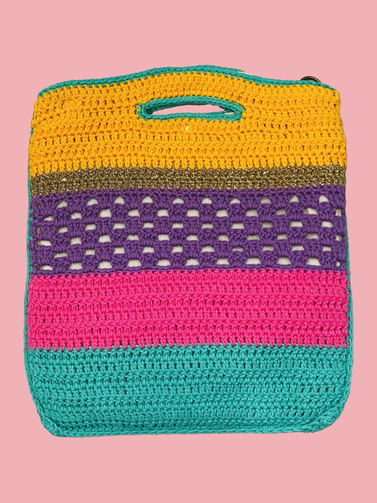 Borsa uncinetto SHOPPER CANDY Anabaum