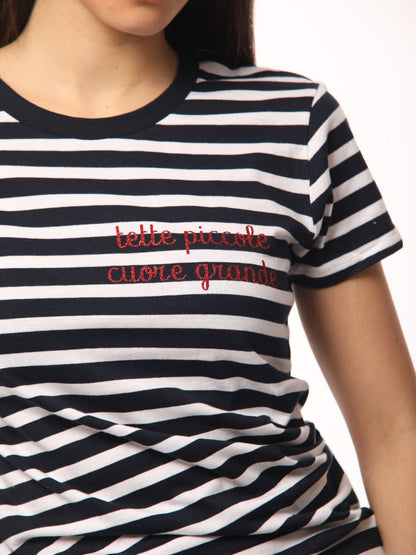 T-SHIRT  TETTE PICCOLE CUORE GRANDE
