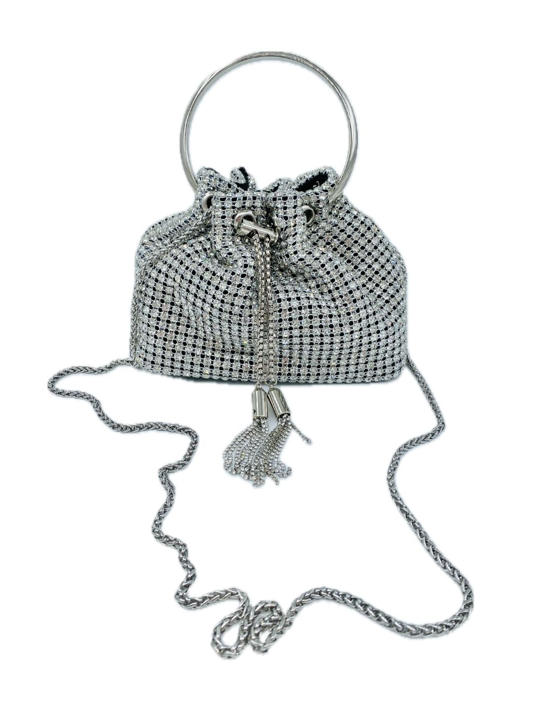 SECCHIELLO CERIMONIA STRASS ARGENTO 2461