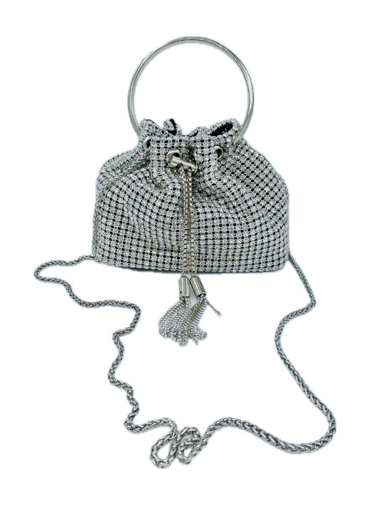 SECCHIELLO CERIMONIA STRASS ARGENTO 2461