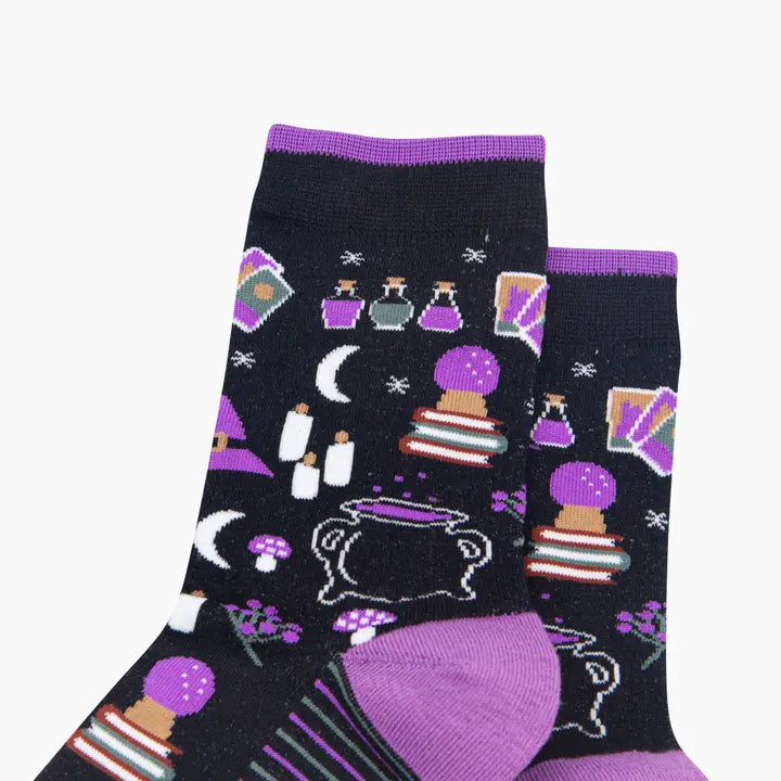 CALZINI IN BAMBÙ Nero Witchy 4621WITCB