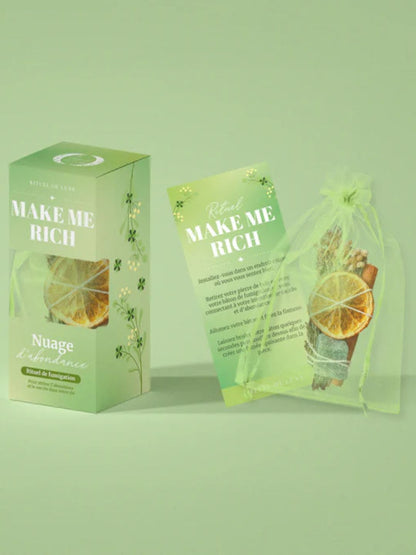 SMUDGE salvia "MAKE ME RICH" Rituel De Lune