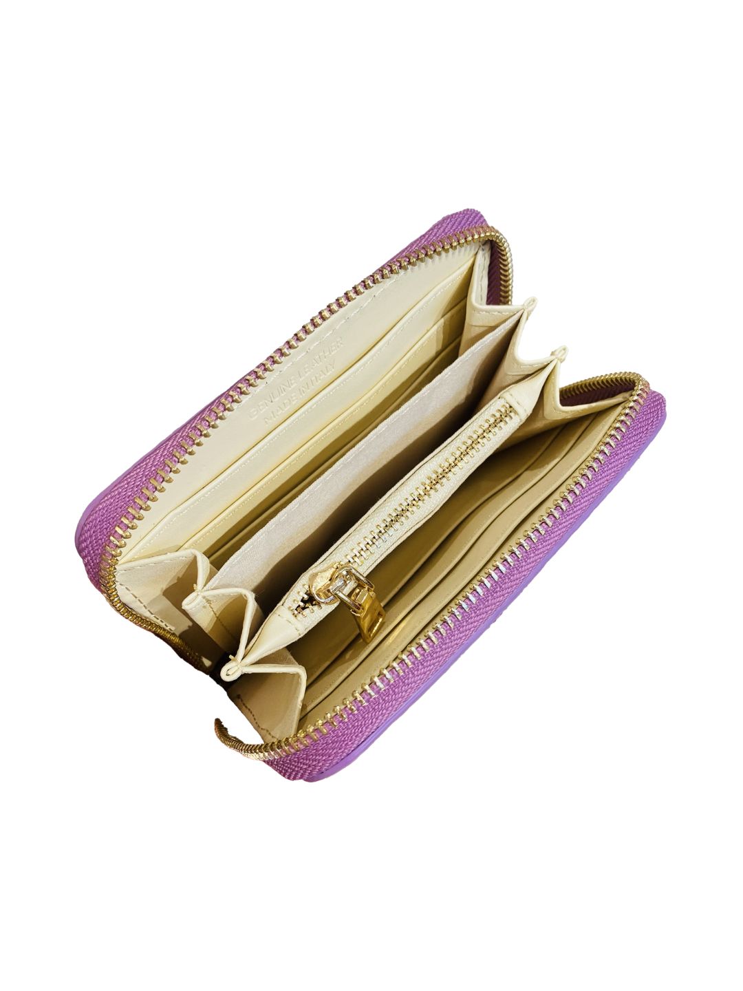 FUCHSIA LEATHER WALLET M5014