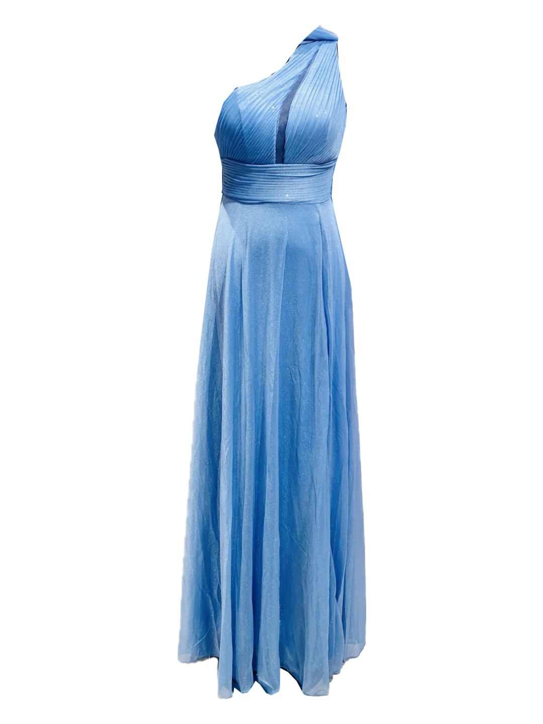 ABITO DA CERIMONIA MONO SPALLA CARTA DA ZUCCHERO A35