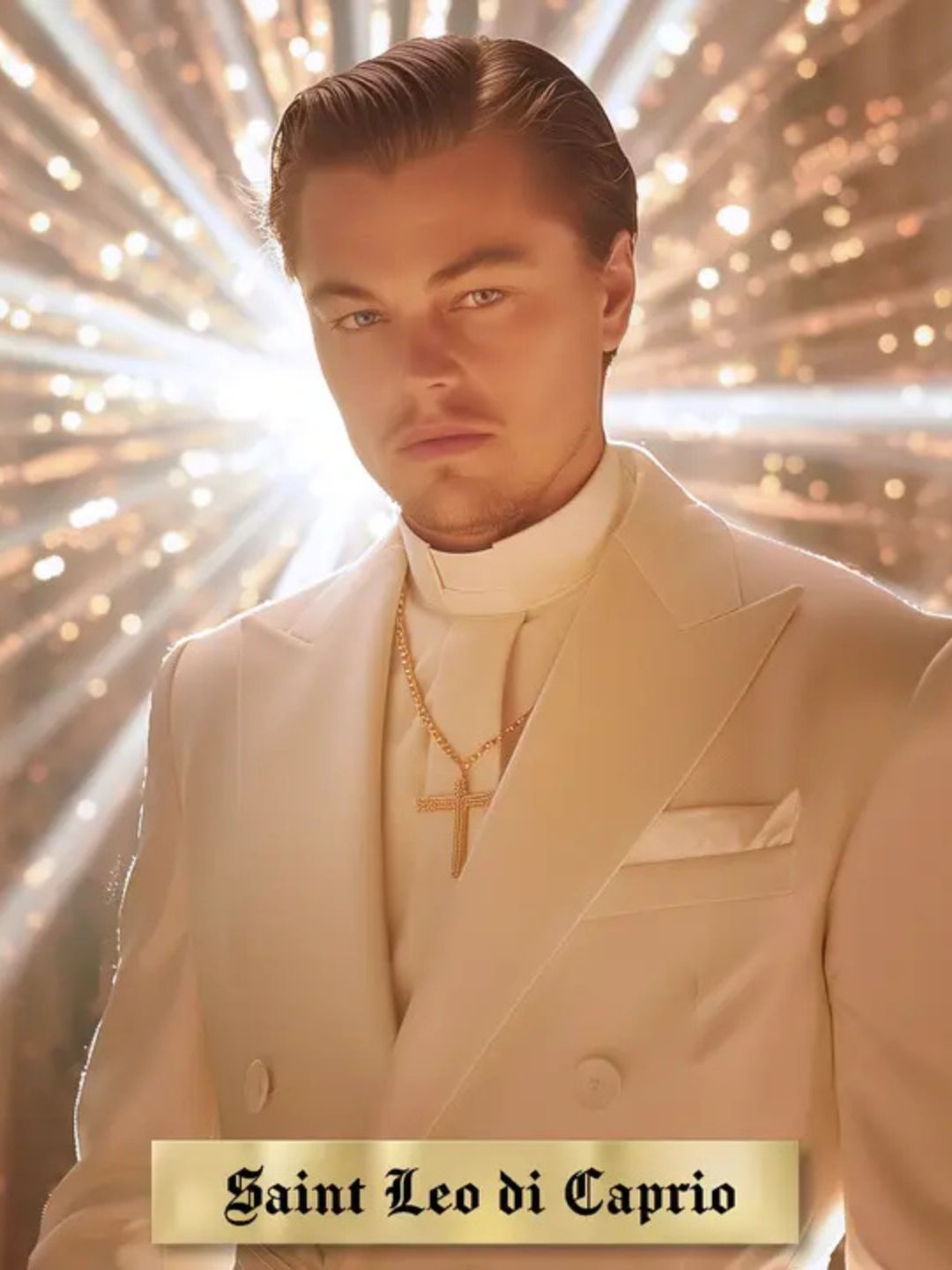 CANDELA RELIGIOSA CON LEONARDO DI CAPRIO
