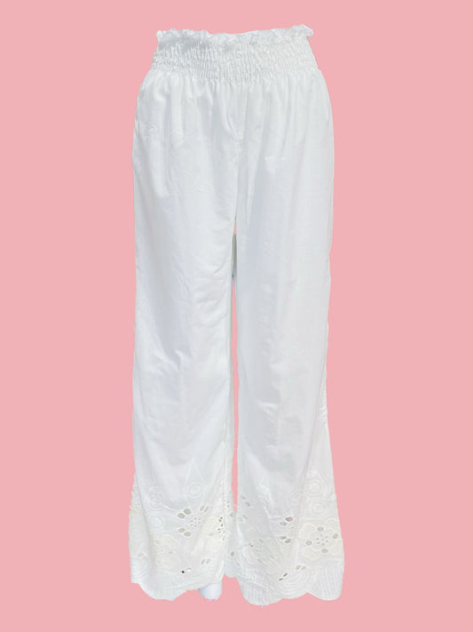 PANTALONE Dritto San Gallo Bianco  Ribes of LOVE
