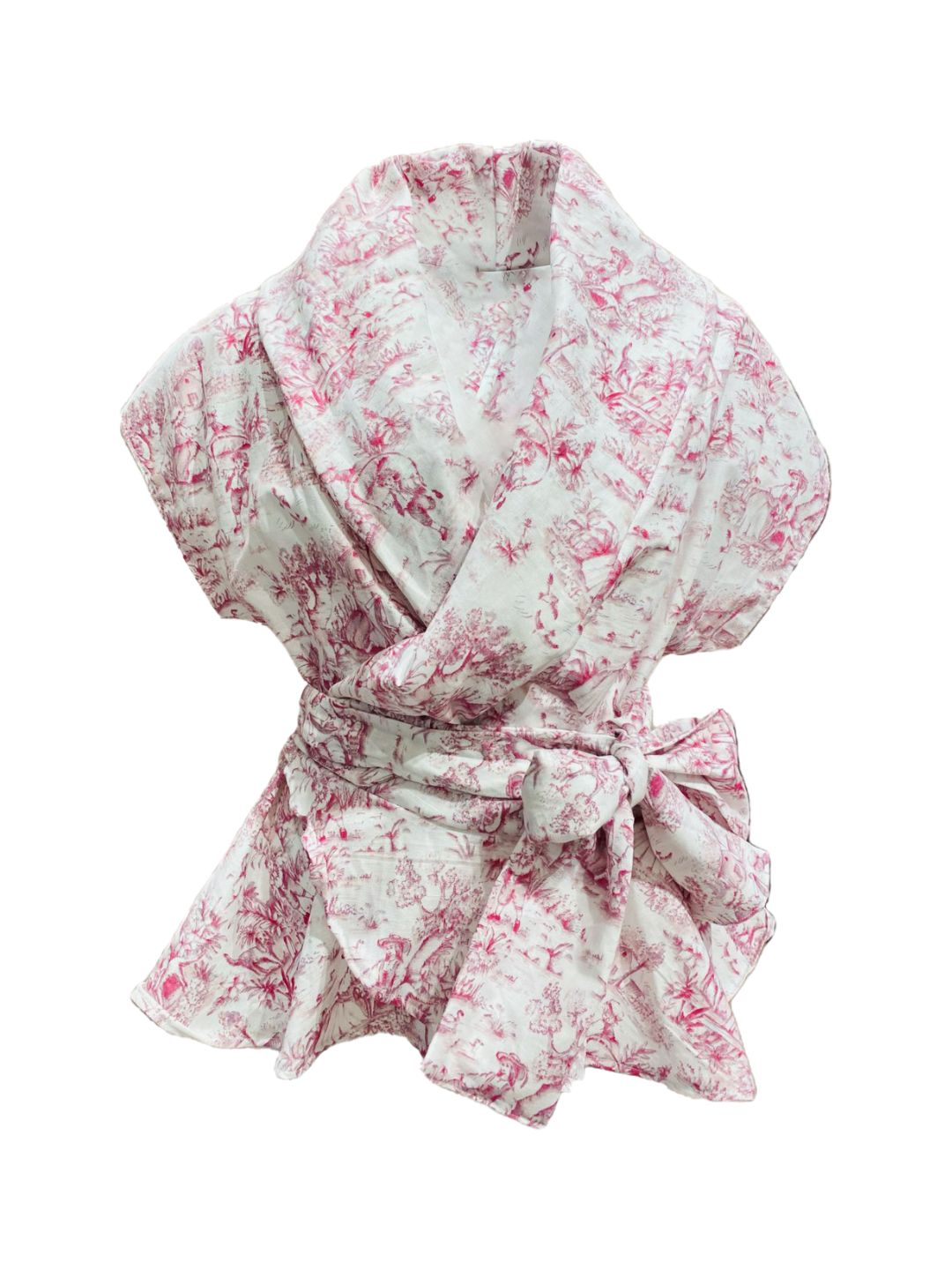 TECOMA BLOUSE toile de jouy pink Ribes of LOVE