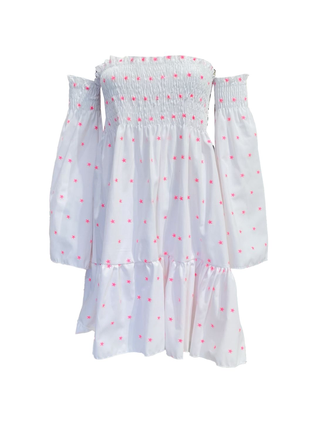 ABITO Baby Stelle Rosa Fluo Ribes of LOVE