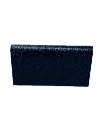 PORTAFOGLIO CON PORTACELLULARE IN PELLE NERO 5031