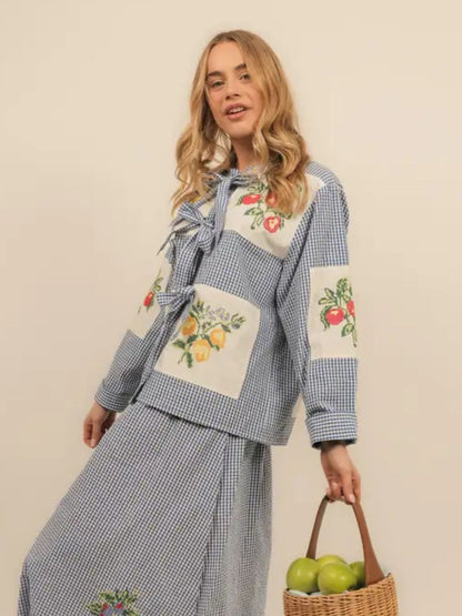 Camicia Berry Picnic