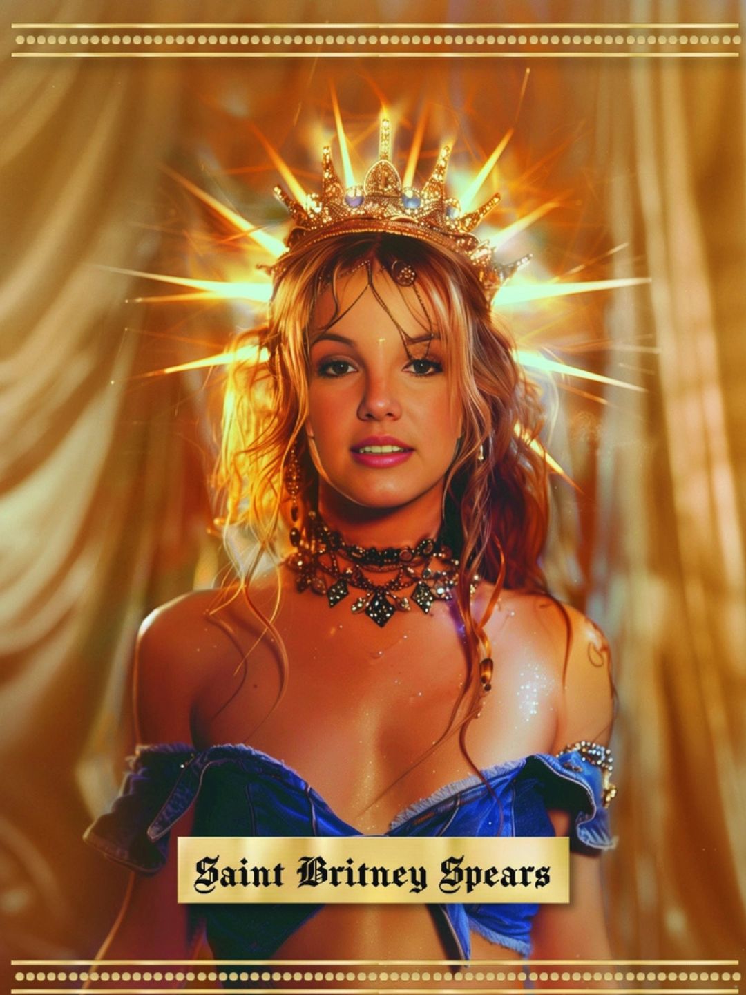 CANDELA RELIGIOSA CON BRITNEY SPEARS