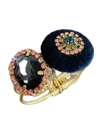 BRACCIALE RIGIDO CON CHARME BOTTONE