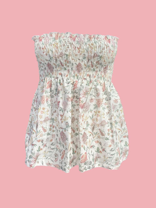 TOP Fantasia Paisley Punto Smock Galetta Ribes of LOVE