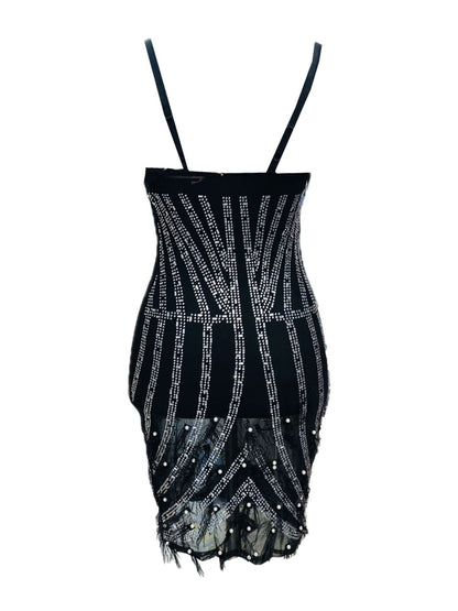 ABITO CORTO STRASS TRASPARENTE 790084