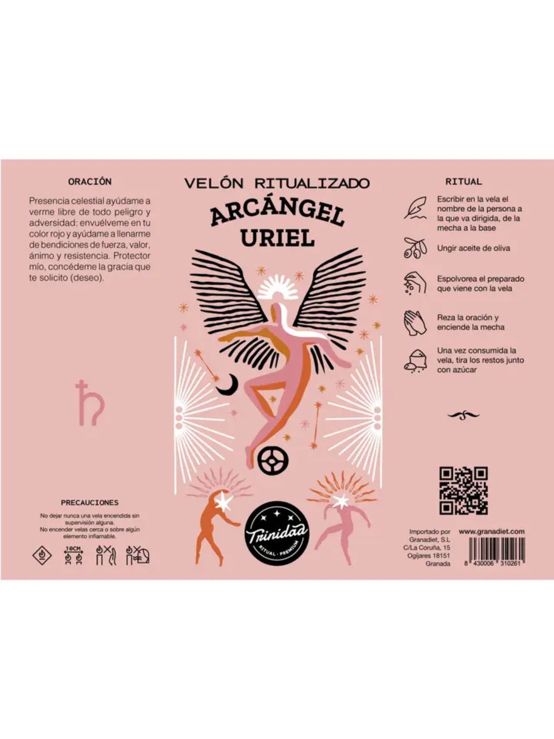 CANDELA RITUALI "ARCANGEL URIEL"