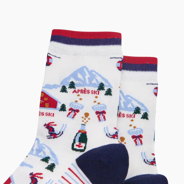 CALZINI IN BAMBÙ Bianco après-ski 4619APREWH
