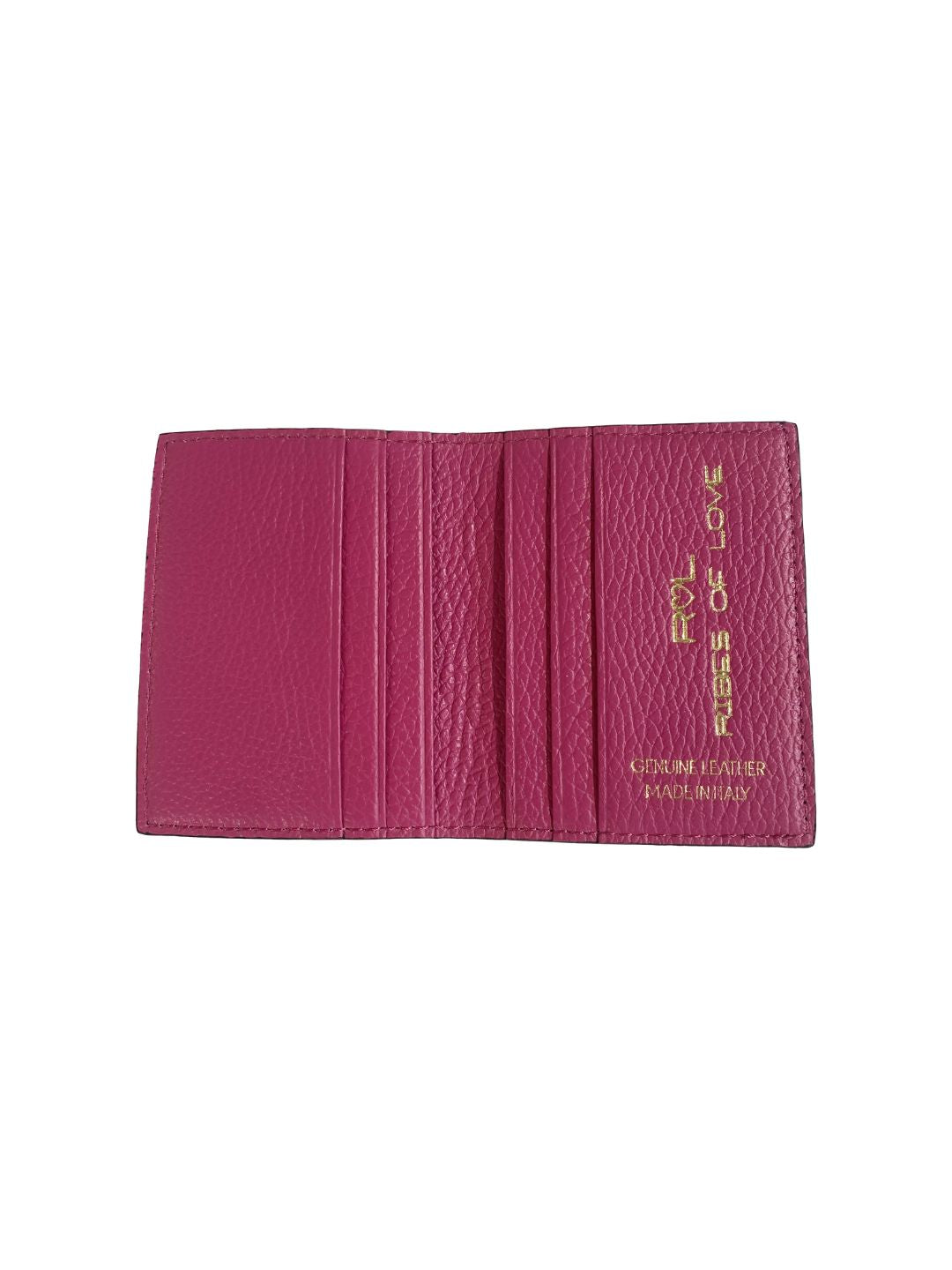 DARK RED LEATHER BOOKLET CARD HOLDER 132