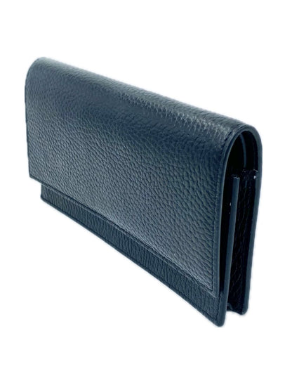 PORTAFOGLIO CON PORTACELLULARE IN PELLE NERO 5031