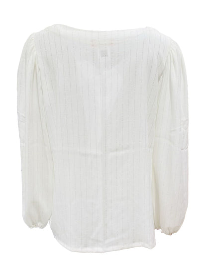 Ribes of LOVE Gathered Bow Shirt