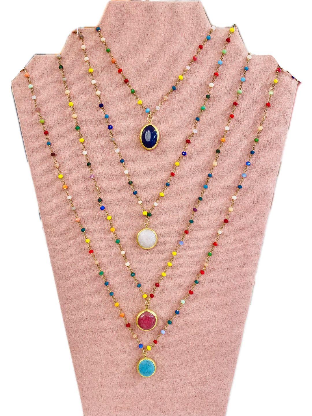 COLLANA CON PIETRA DURA 201123