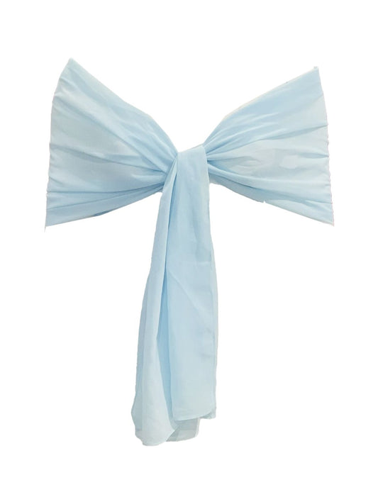 STOLA IN CHIFFON Azzurro