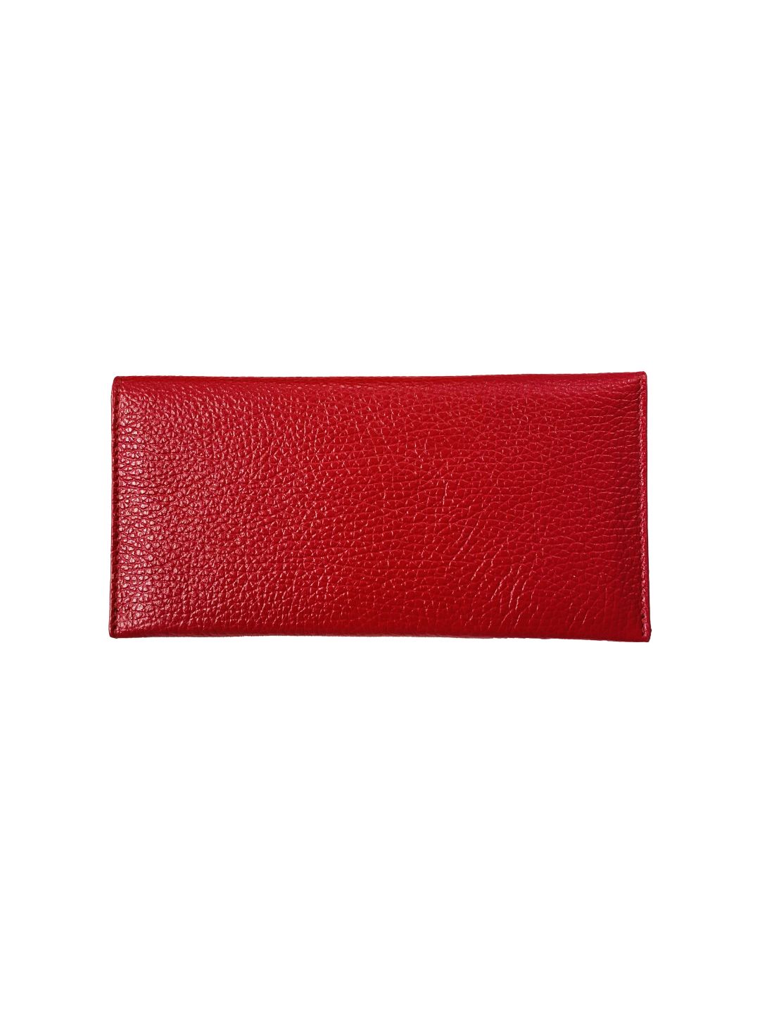 Portafoglio a Busta in Pelle Rosso Scuro 5022