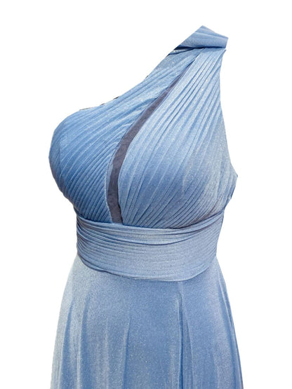 ABITO DA CERIMONIA MONO SPALLA CARTA DA ZUCCHERO A35