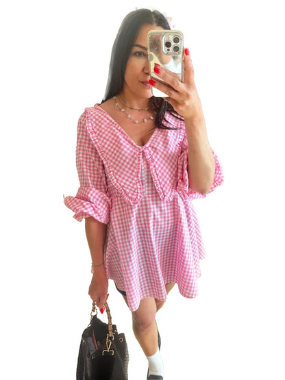 Lulù Vichy Pink Currant Dress of LOVE