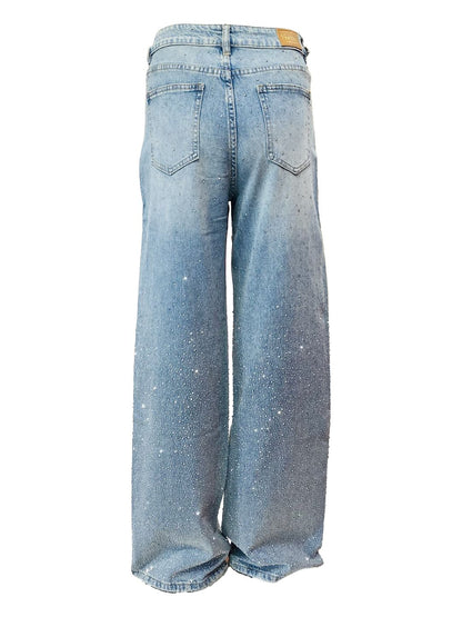 JEANS FULL STRASS C28