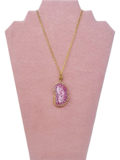 COLLANA CON CIONDOLO DI AGATA 1034