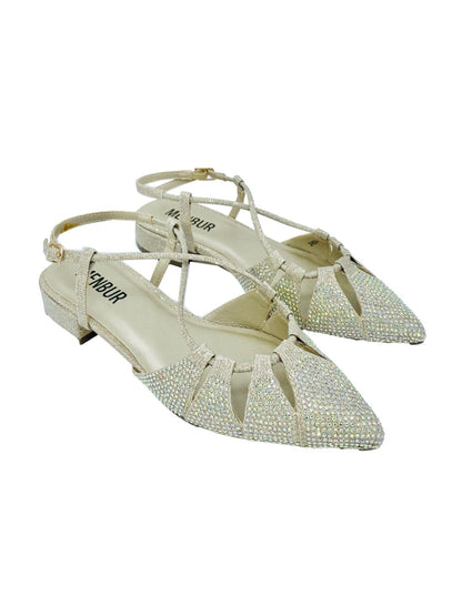 SANDALO SABOT BASSO GOLD 24834