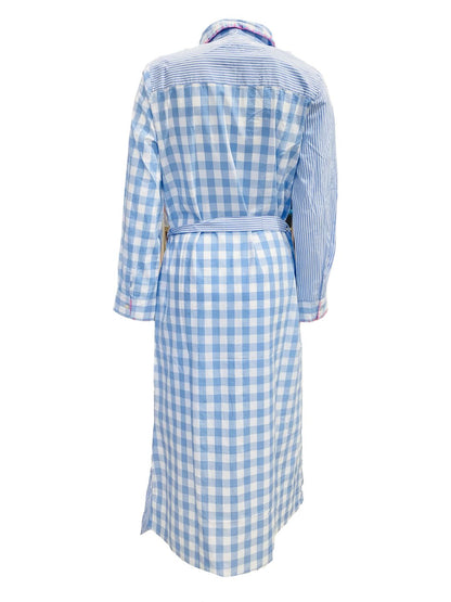 CHEMISIER SAINT-TROPEZ Azzurro 8879