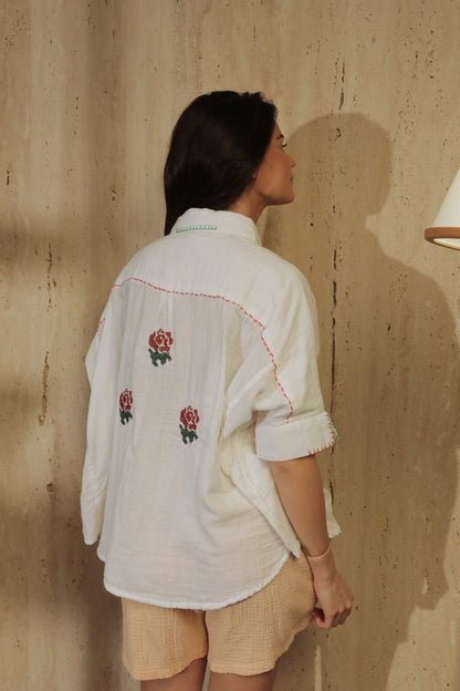 Camicia Rosa delle Isole