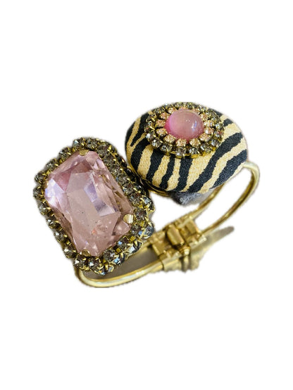 BRACCIALE RIGIDO CON CHARME BOTTONE