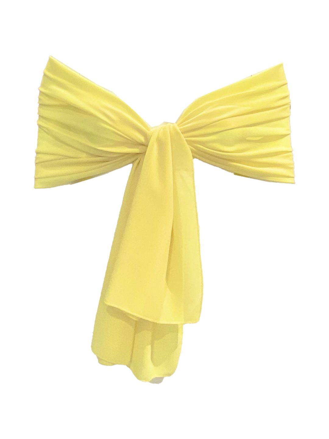 STOLA IN CHIFFON Giallo