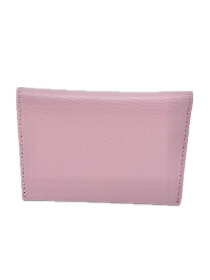 PORTAFOGLIO A BUSTA IN PELLE ROSA CONFETTO 5023
