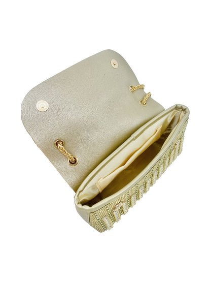 Pochette a Spalla con Strass Oro 9202